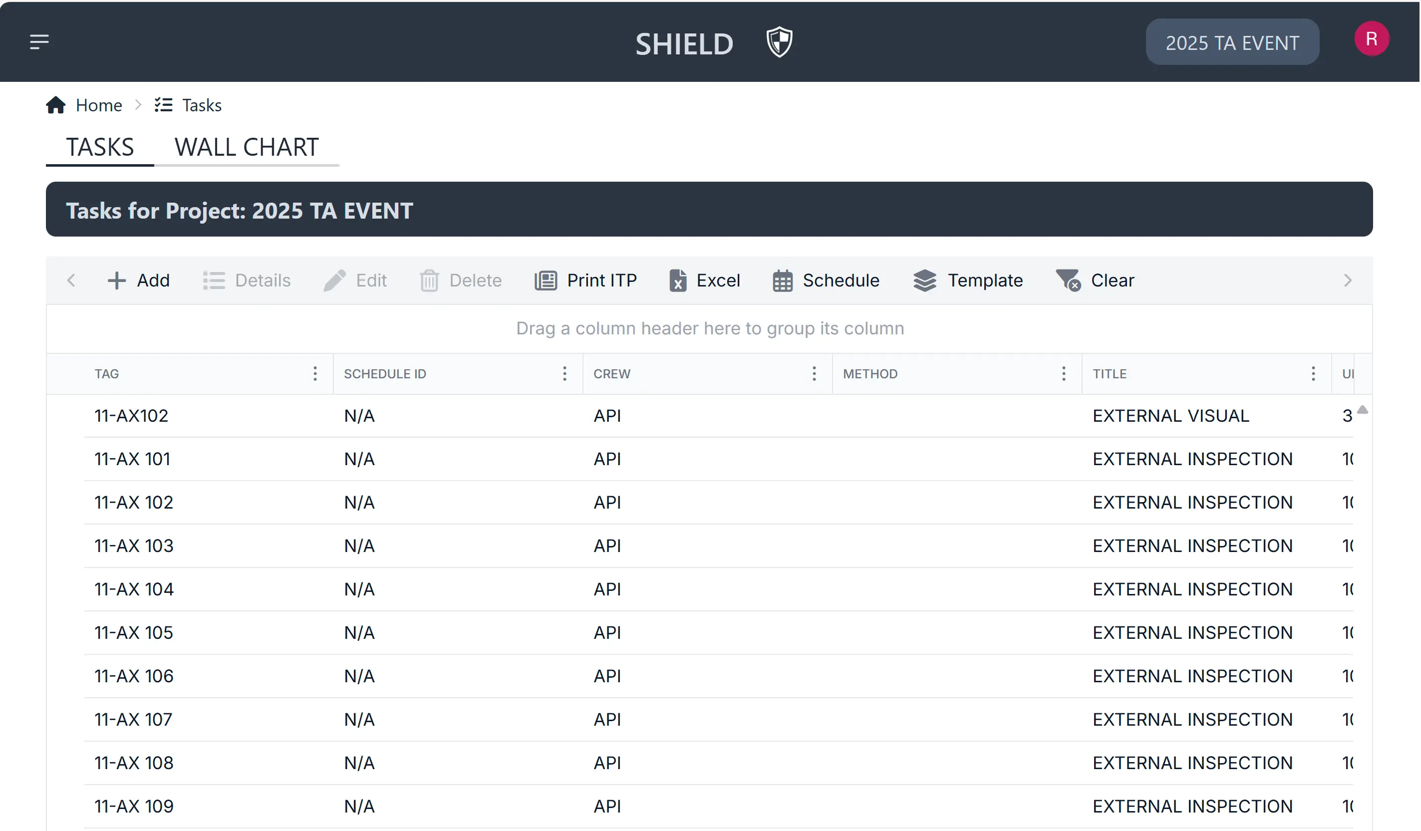 SHIELD App Interface